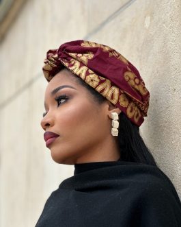 turban la douce bordeau profil