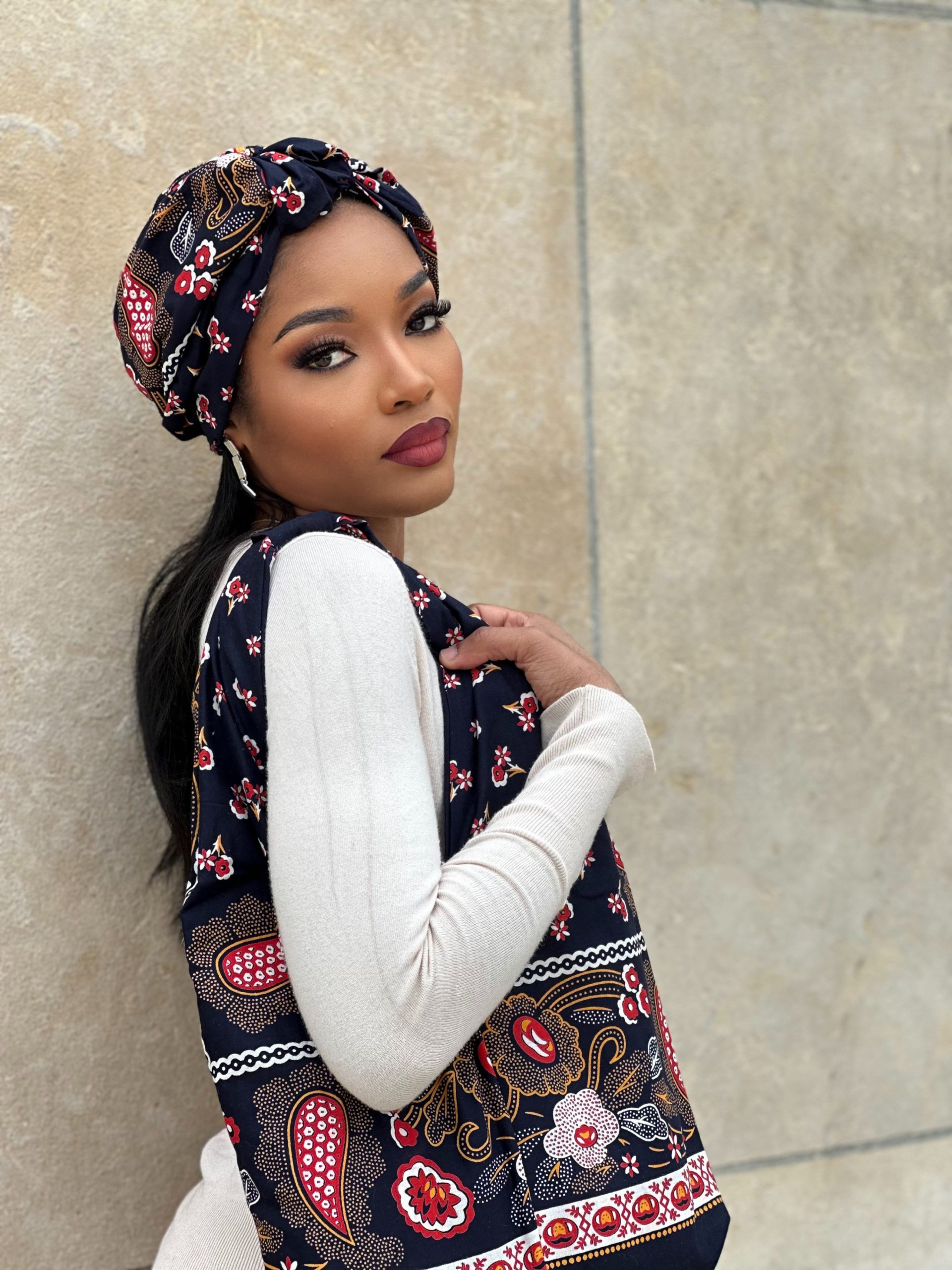 turban la douce bleu prof
