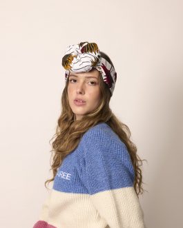 Turban chic en wax palmiers – La tourbillonnante