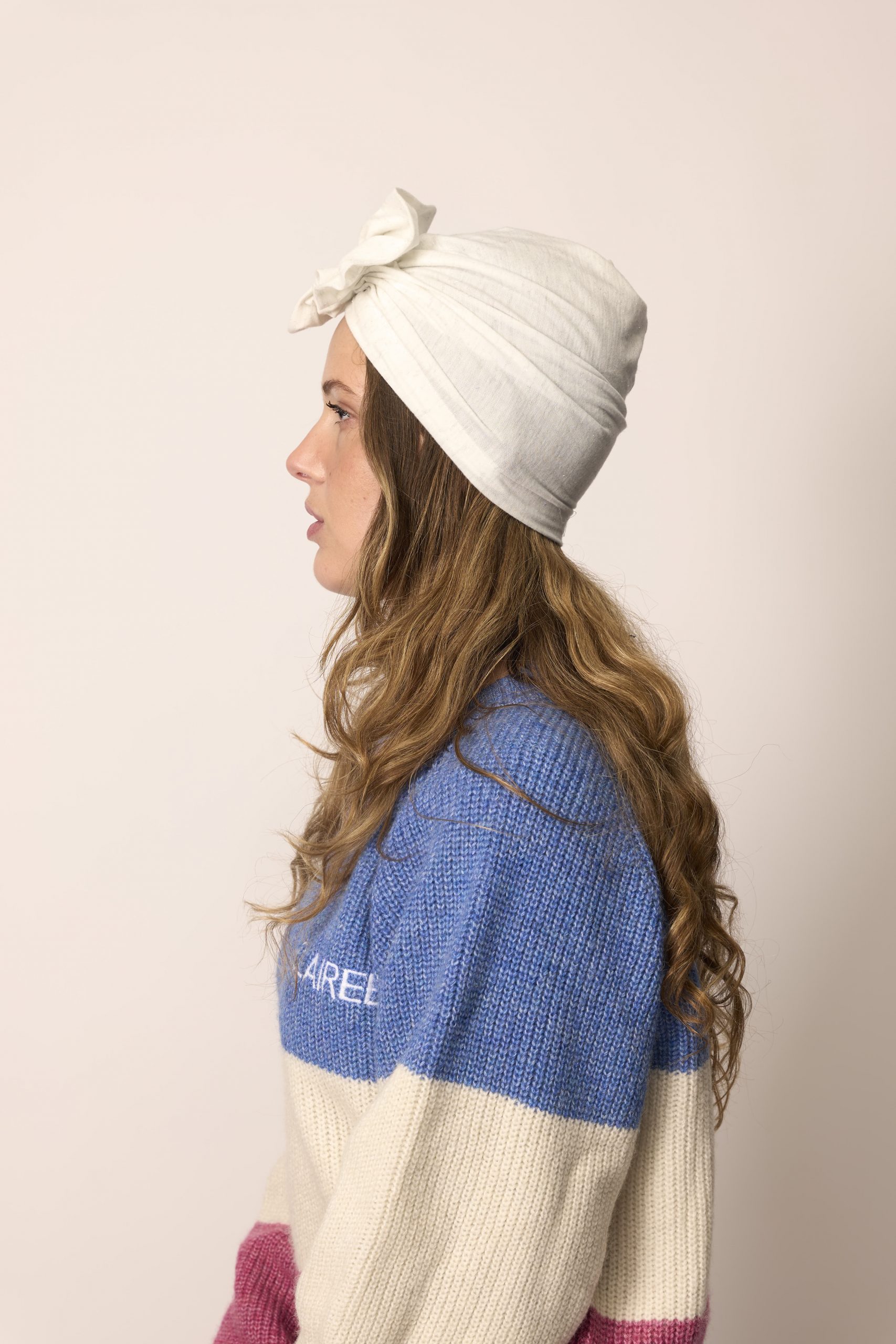 Turban chic femme - La Douce écru léger – Image 3